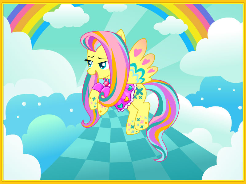 Fluttershy Rainbow Power Style